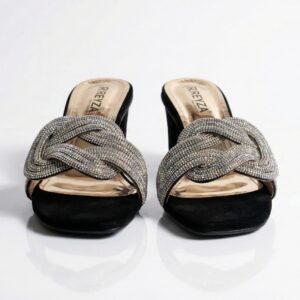 Crystal Knot Block Heels